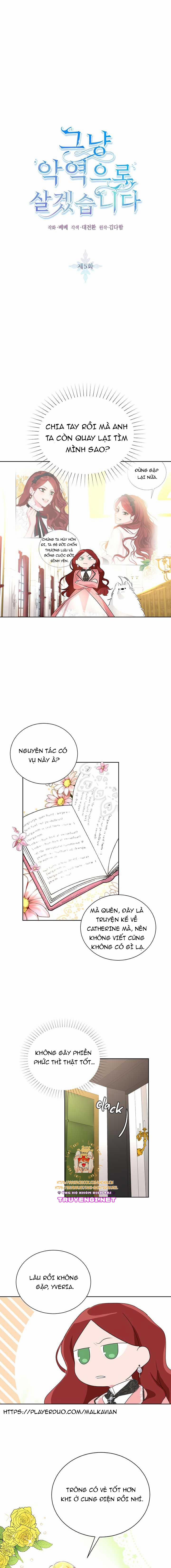 Ta Sẽ Sống Như Kẻ Phản Diện 5 trang 1