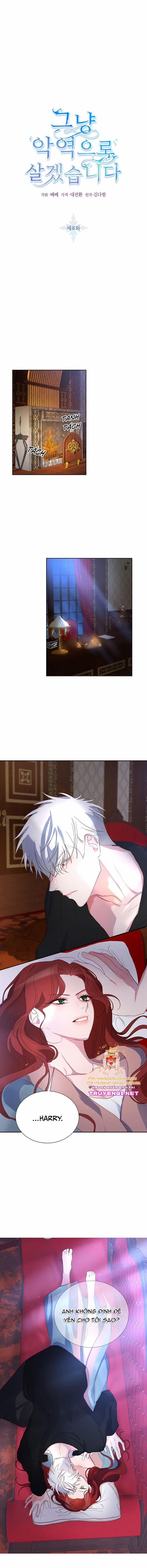 Ta Sẽ Sống Như Kẻ Phản Diện 8 trang 1