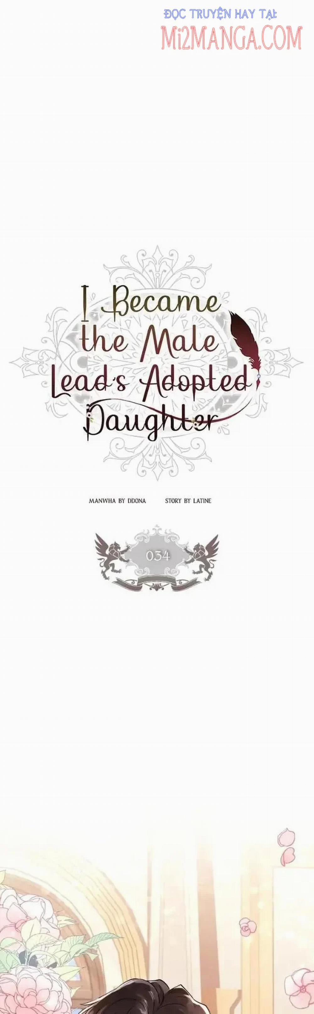 Ta Trở Thành Con Gái Nuôi Của Nam Chính 34 trang 1