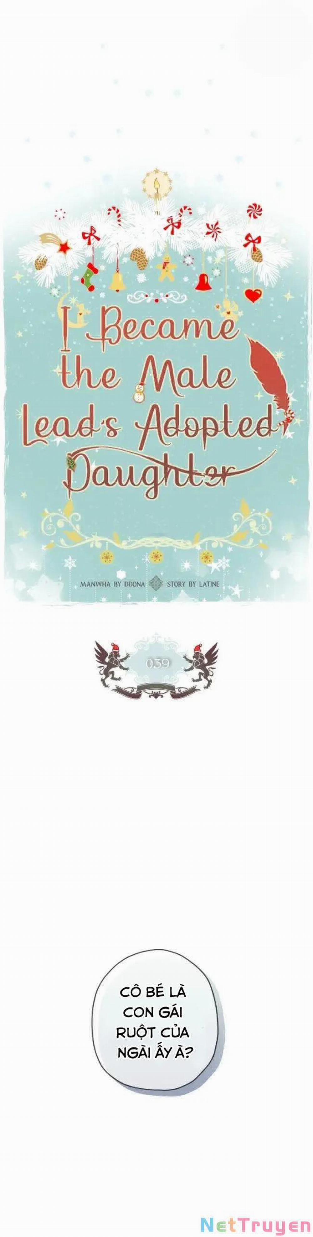 Ta Trở Thành Con Gái Nuôi Của Nam Chính 39 trang 1