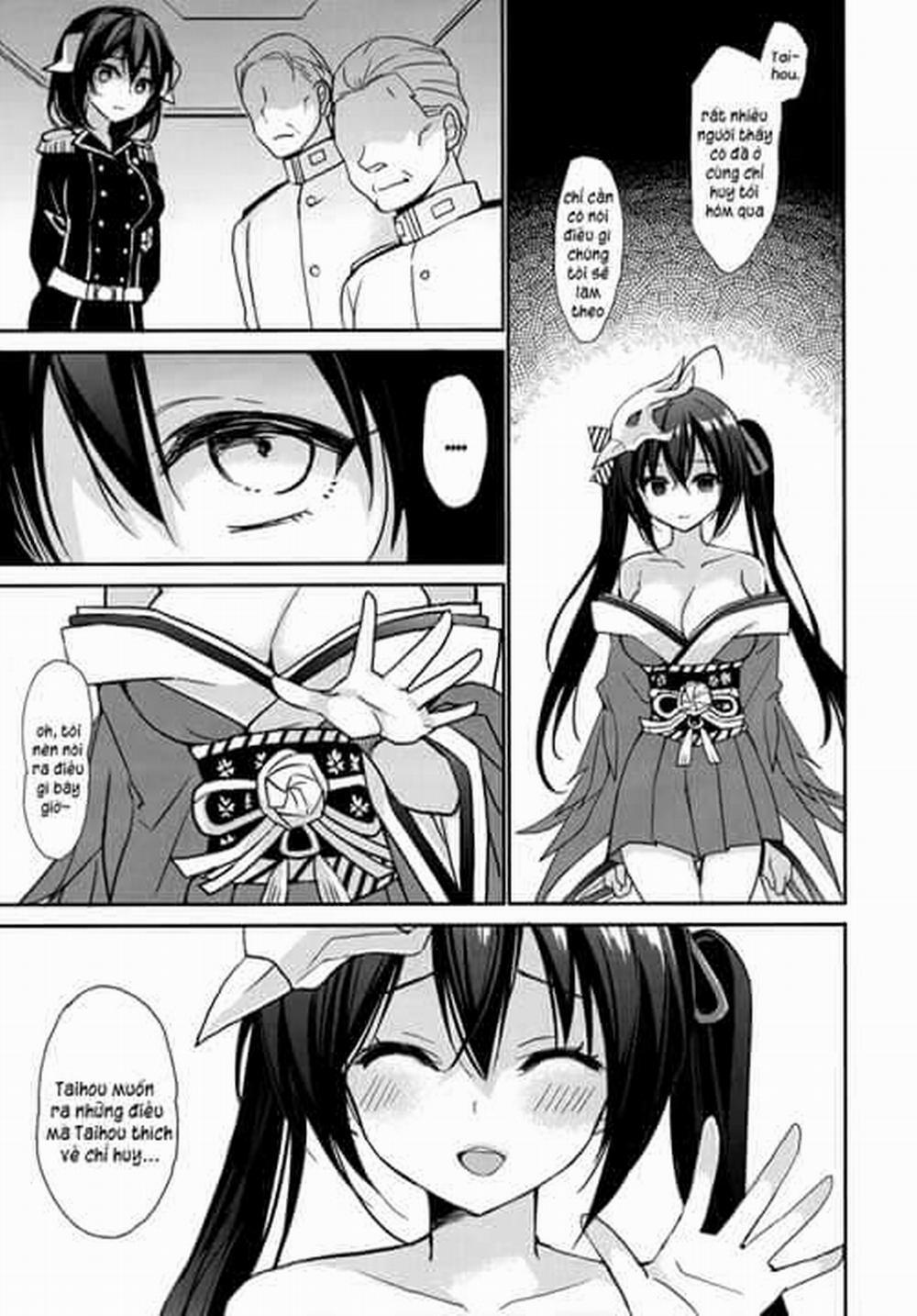Taihou to shiki-kan-sama wa aishiatte iru Oneshot trang 10