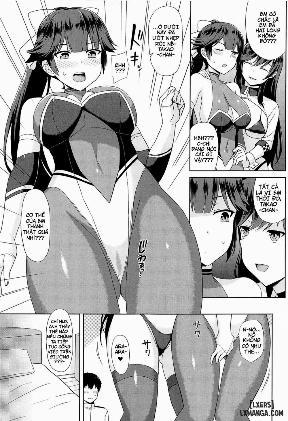 Takao to Atago no Choppiri H na RQ Satsueikai Oneshot trang 6