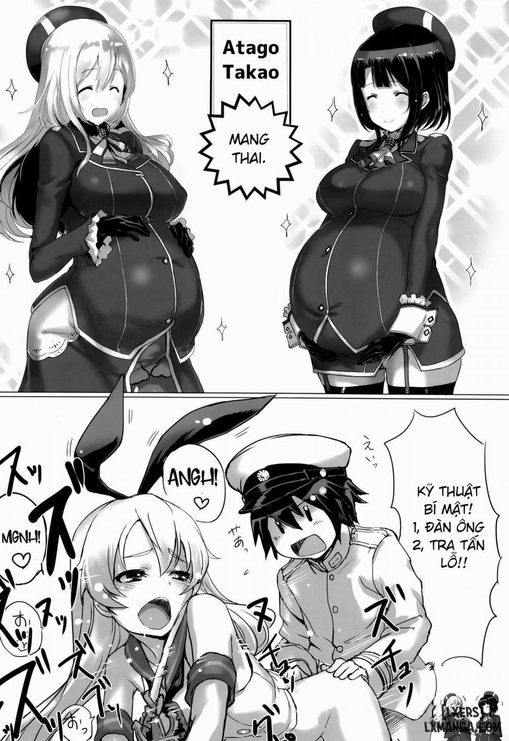 Takao to Atago to Teitoku de H Suru Hon Oneshot trang 20
