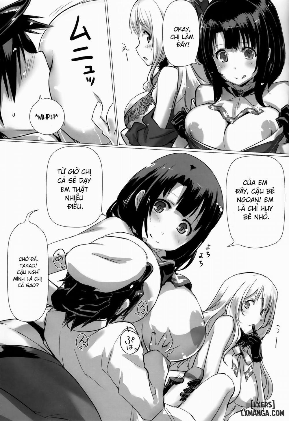 Takao to Atago to Teitoku de H Suru Hon Oneshot trang 5