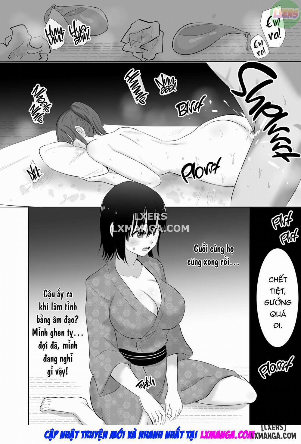 Taken at the Hot Spring - My Busty Honey and Her Pal's Hung Boyfriend 1 trang 15