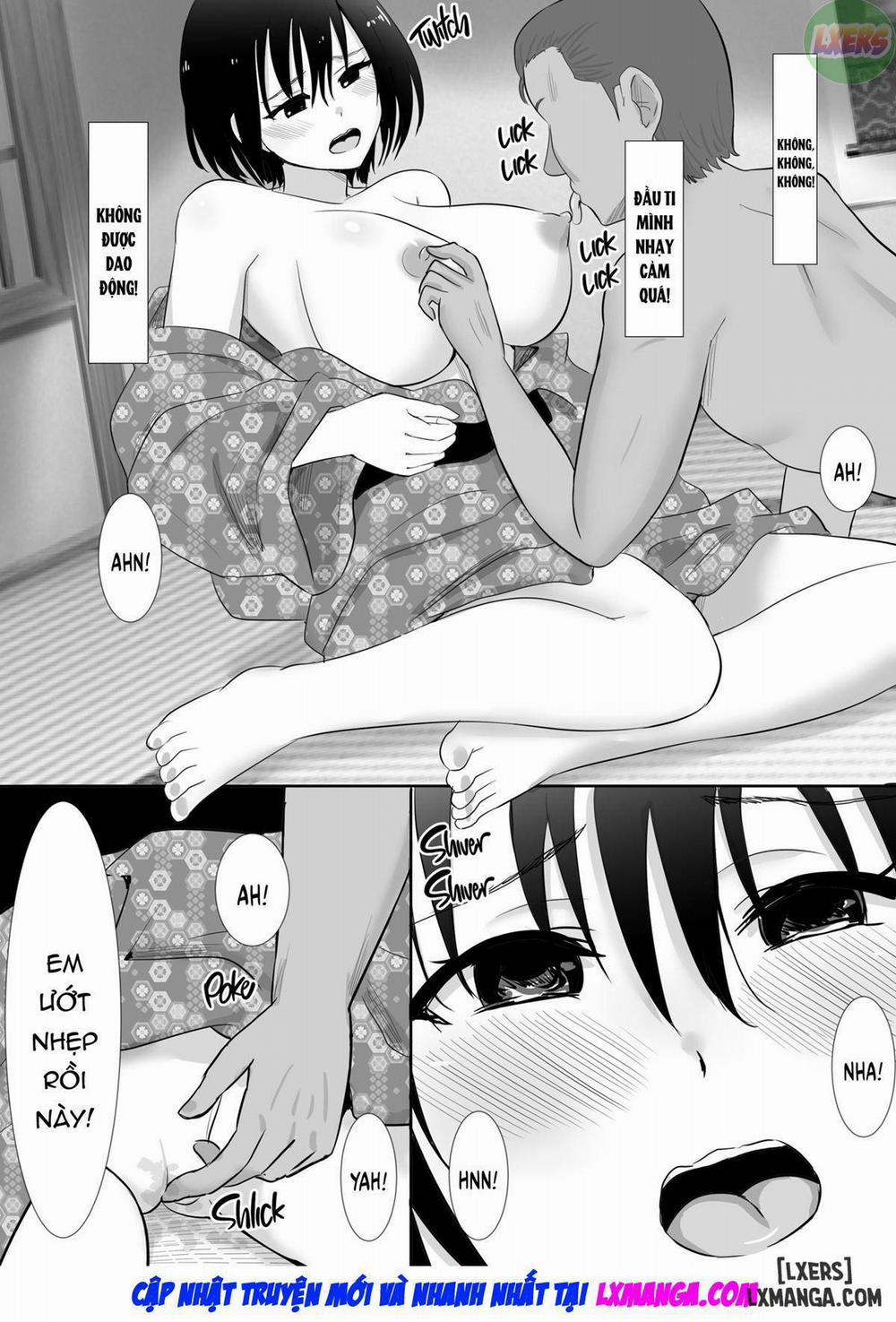 Taken at the Hot Spring - My Busty Honey and Her Pal's Hung Boyfriend 1 trang 19