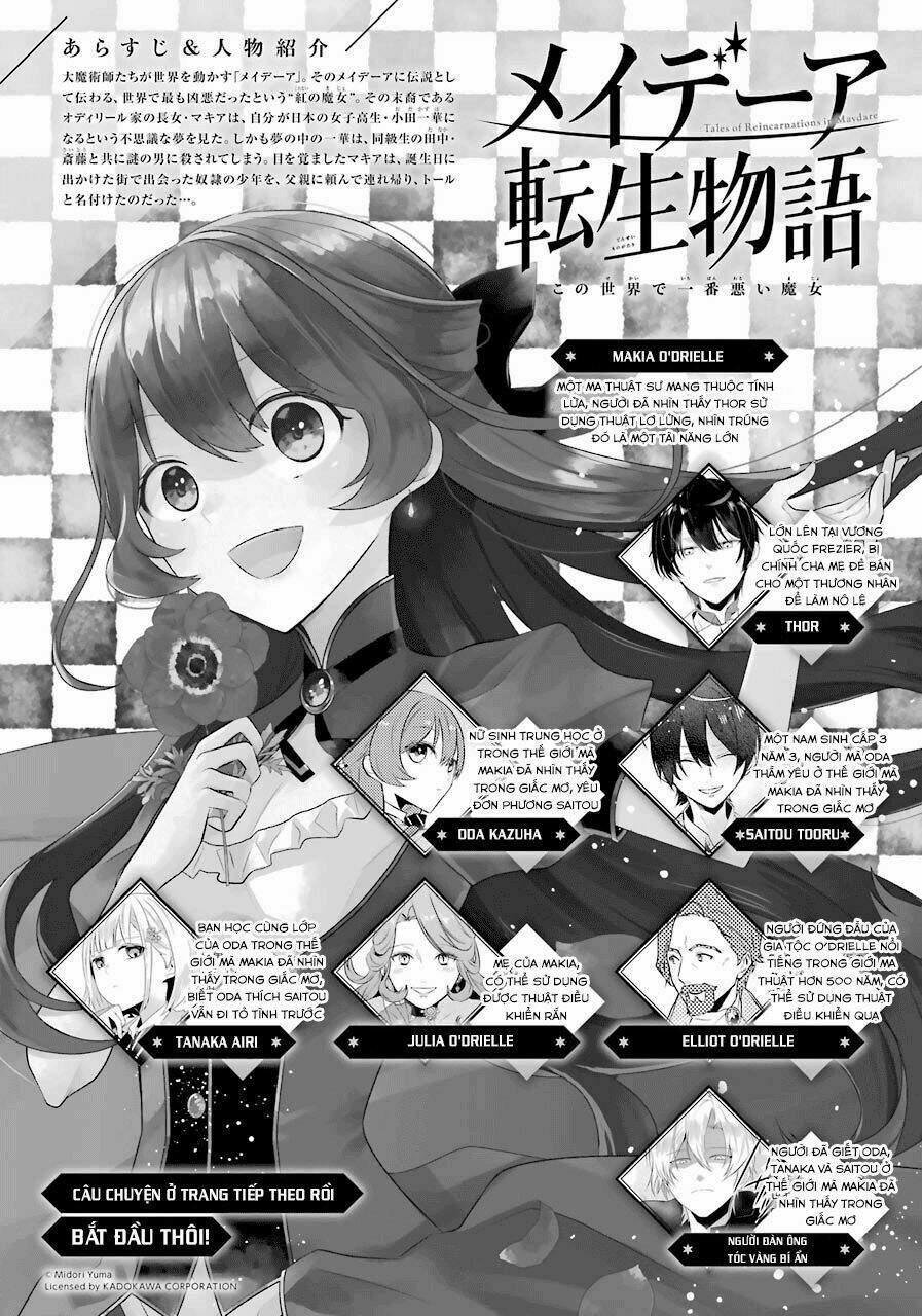 Tales Of Reincarnation In Maydare 8 trang 1