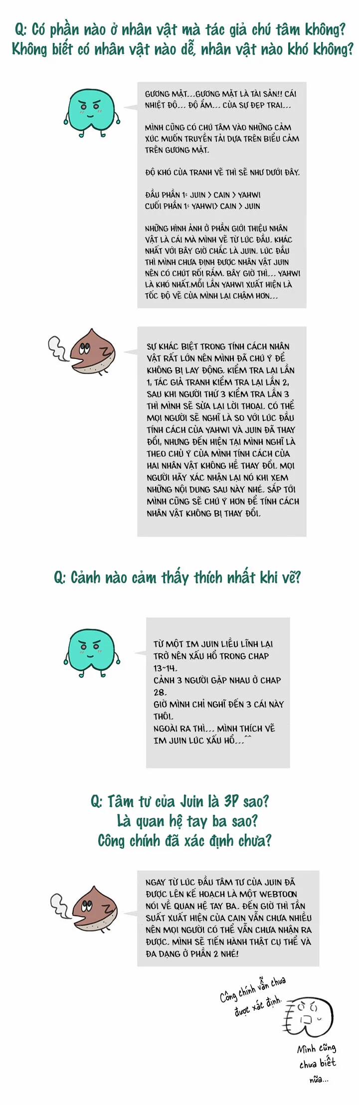 Tâm tư của Ju In 0.0 Hậu kì 1 0 Q&A trang 6