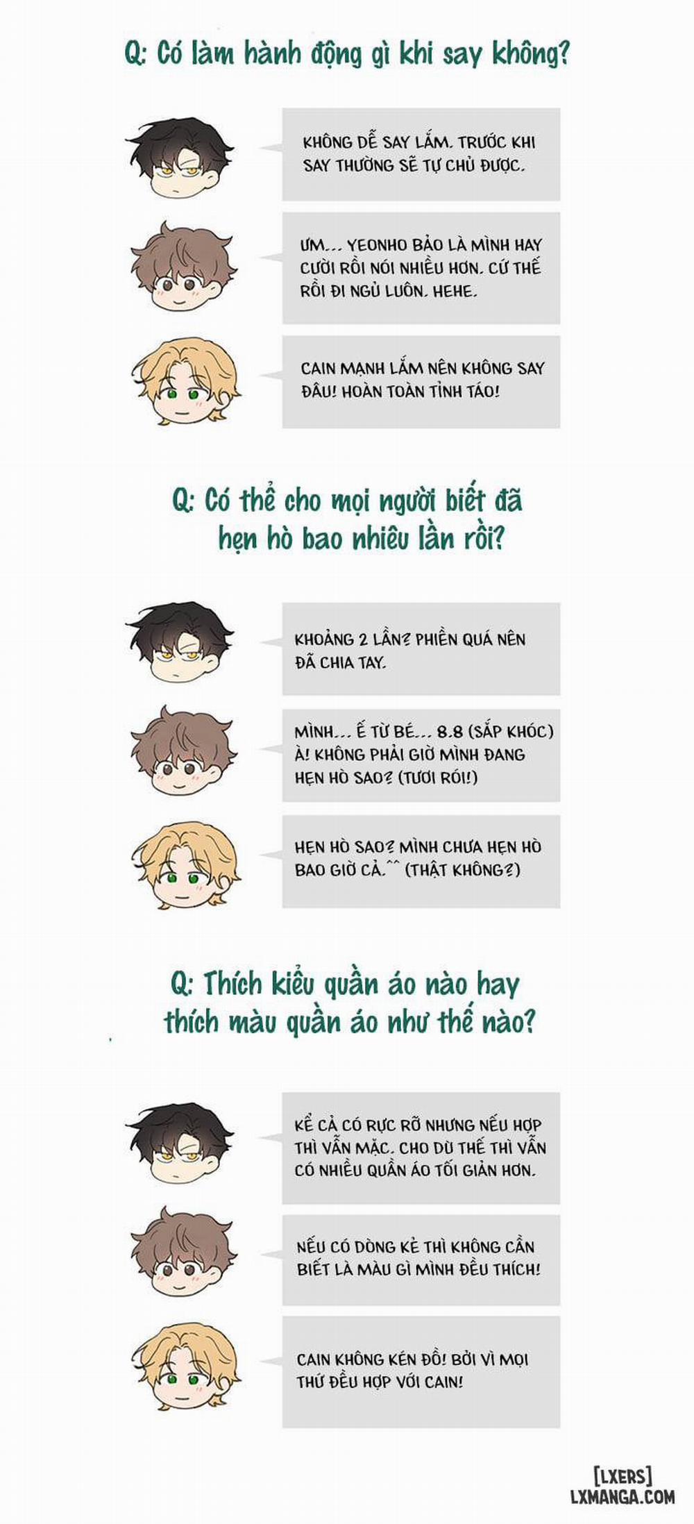 Tâm tư của Ju In Hậu kì 1 0 Q&A trang 3