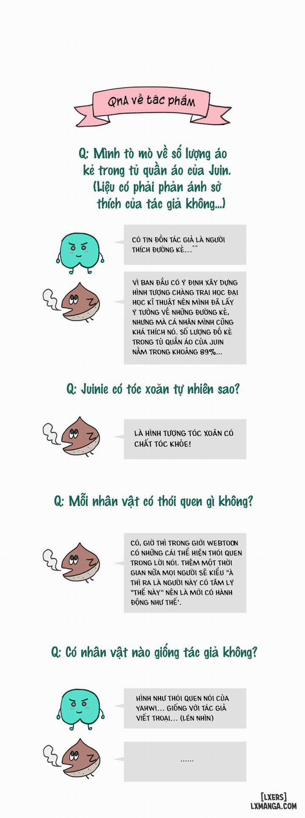 Tâm tư của Ju In Hậu kì 1 0 Q&A trang 5