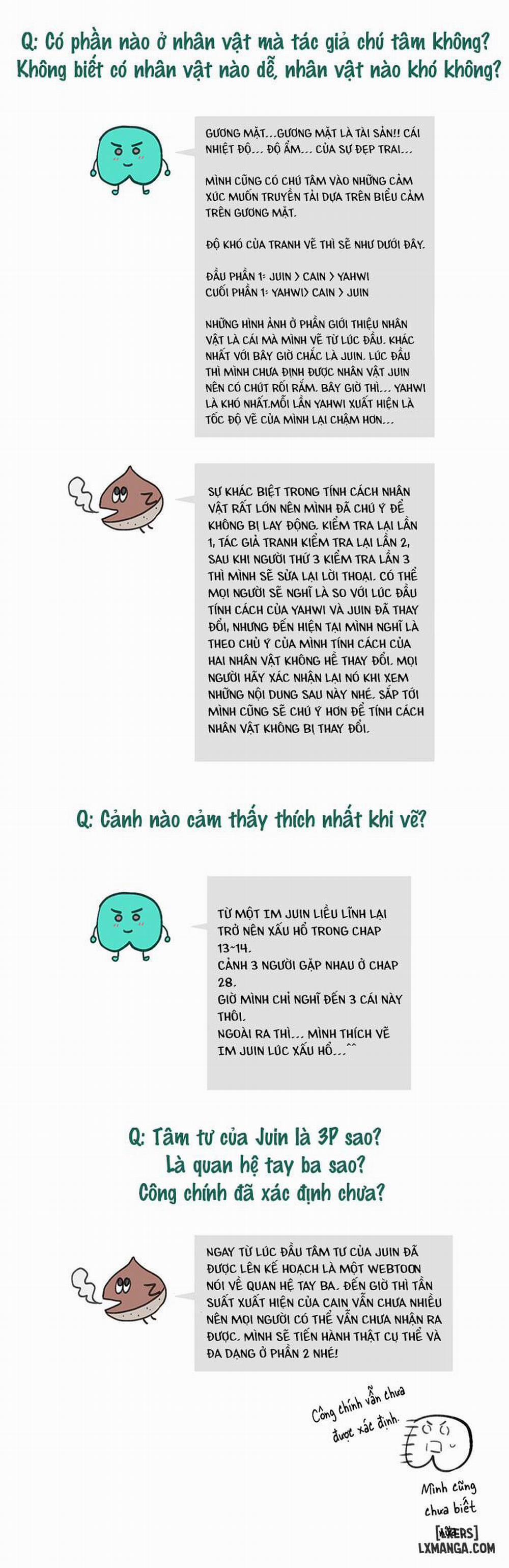 Tâm tư của Ju In Hậu kì 1 0 Q&A trang 6