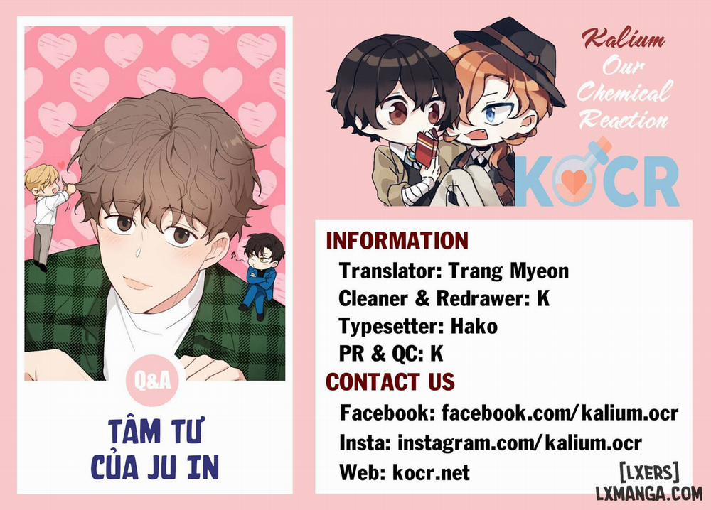 Tâm tư của Ju In Hậu kì 1 0 Q&A trang 8