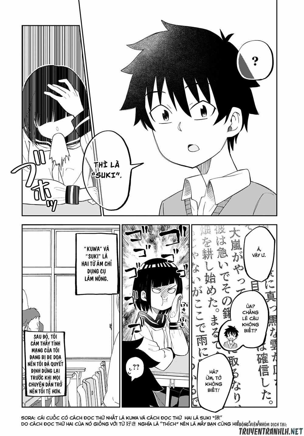 Tanaka-San Trong Lớp Tôi Thật Sự Là Siêu Đáng Sợ 17 trang 4