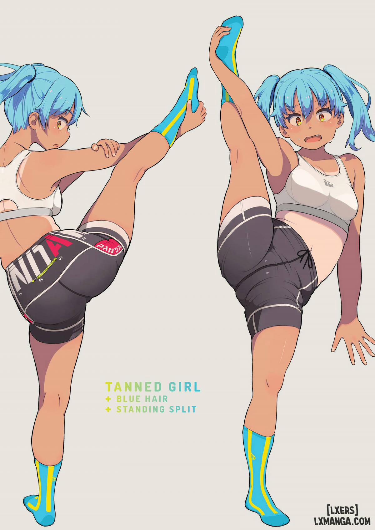 Tanned Girl + Blue Hair Anthology OneShot trang 49