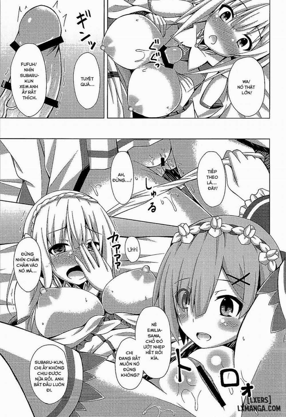 Teach me, Rem-sensei! An introduction to sex with Emilia-tan Oneshot trang 13
