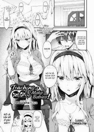 Đọc truyện tranh Teaching a Dumb Girl How to Make Babies!