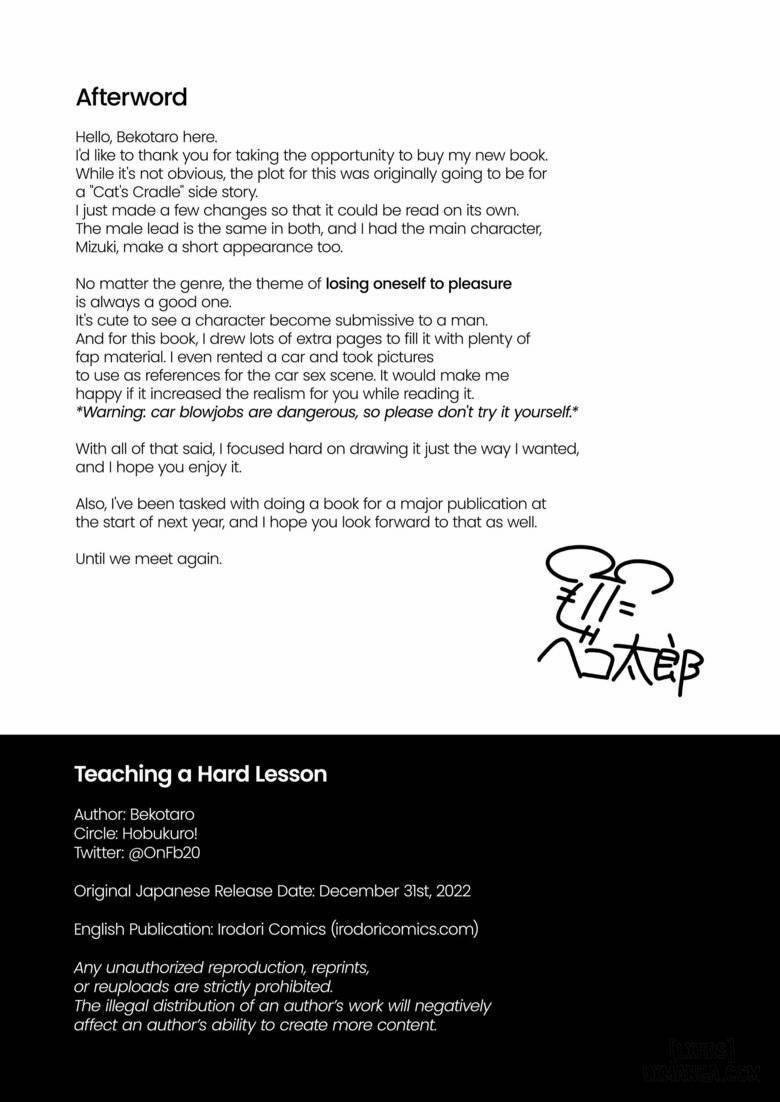 Teaching a Hard Lesson Oneshot trang 48