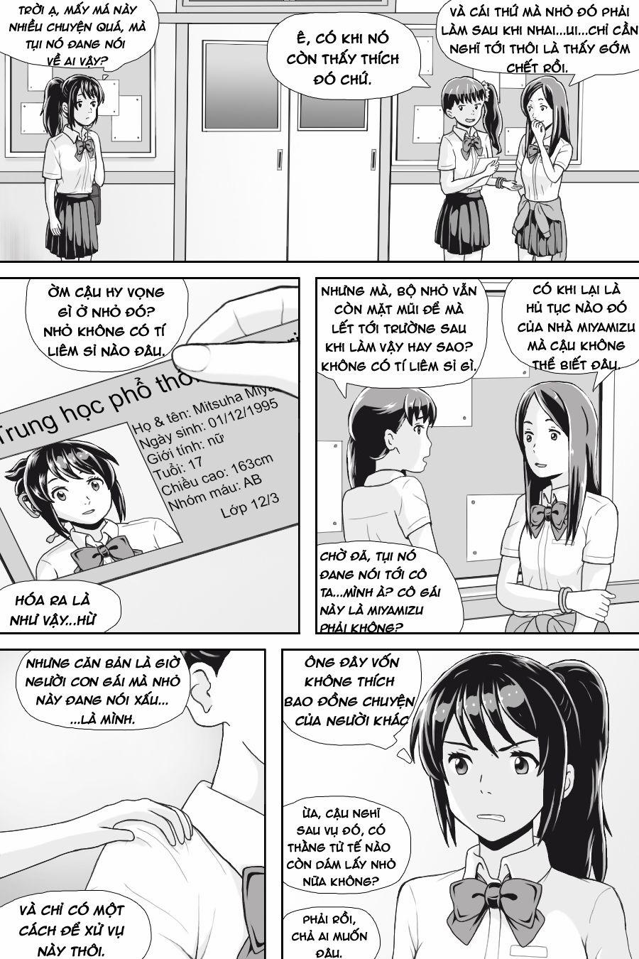 Tên Cậu Là Gì: Nghĩ Ngợi & Mộng Mơ 0 Giấc mơ của chúng ta. trang 12