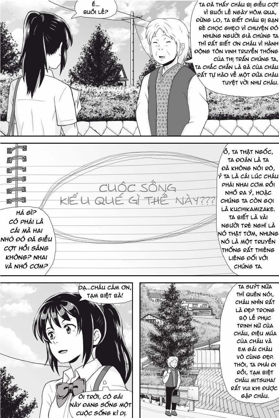 Tên Cậu Là Gì: Nghĩ Ngợi & Mộng Mơ 0 Giấc mơ của chúng ta. trang 31