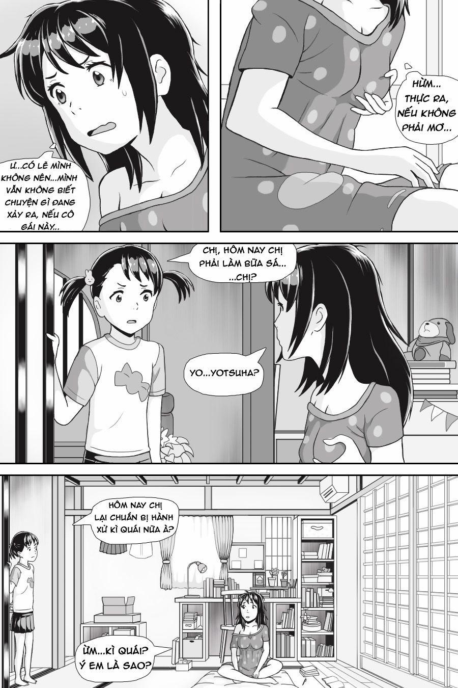 Tên Cậu Là Gì: Nghĩ Ngợi & Mộng Mơ 0 Giấc mơ của chúng ta. trang 4