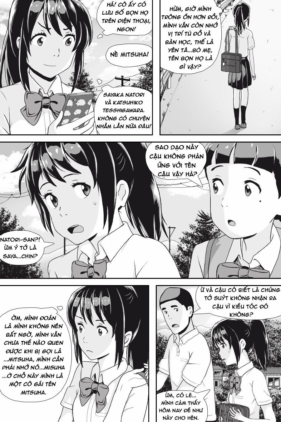 Tên Cậu Là Gì: Nghĩ Ngợi & Mộng Mơ 0 Giấc mơ của chúng ta. trang 8