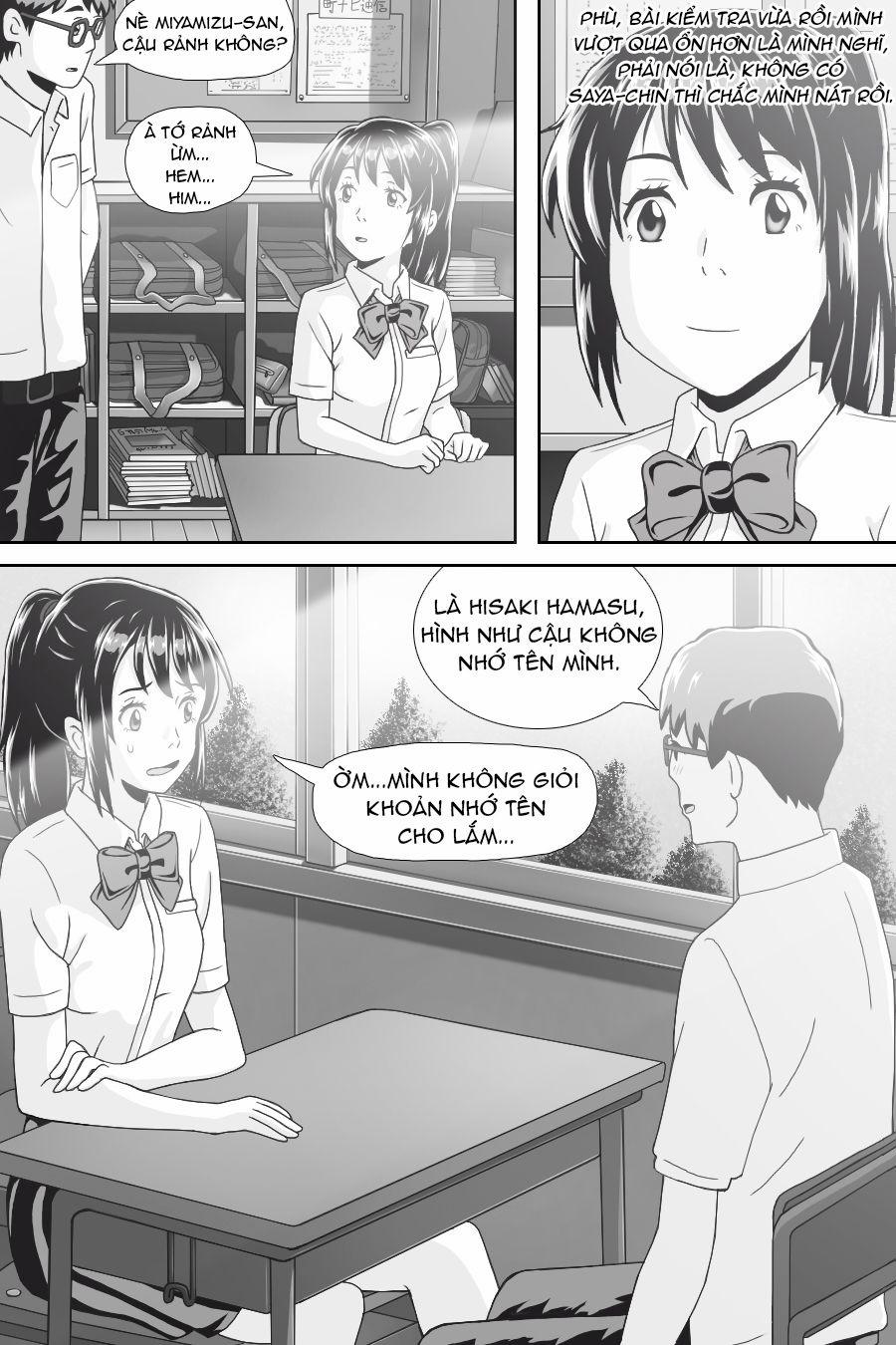 Tên Cậu Là Gì: Nghĩ Ngợi & Mộng Mơ 0 Góc nhìn người trinh nữ. trang 16