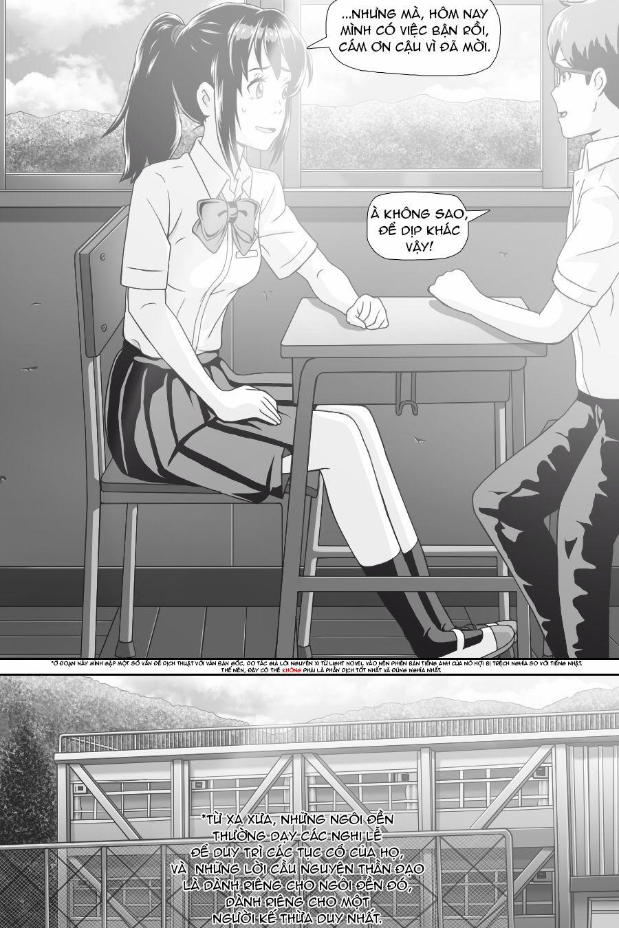 Tên Cậu Là Gì: Nghĩ Ngợi & Mộng Mơ 0 Góc nhìn người trinh nữ. trang 18