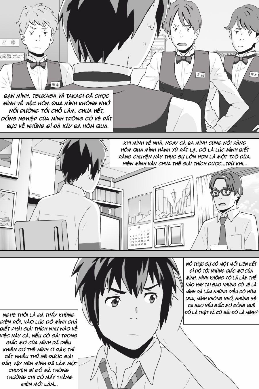 Tên Cậu Là Gì: Nghĩ Ngợi & Mộng Mơ 0 Những sợi chỉ định mệnh. trang 4