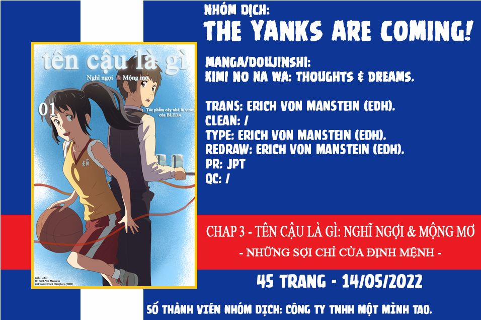 Tên Cậu Là Gì: Nghĩ Ngợi & Mộng Mơ 0 Những sợi chỉ định mệnh. trang 48