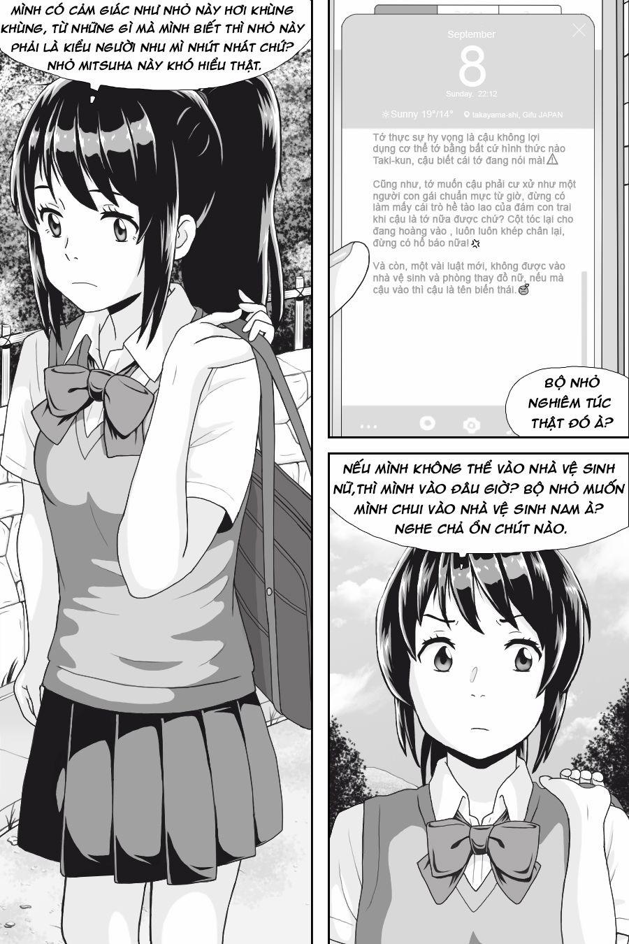 Tên Cậu Là Gì: Nghĩ Ngợi & Mộng Mơ 0 Sự chật vật. trang 7