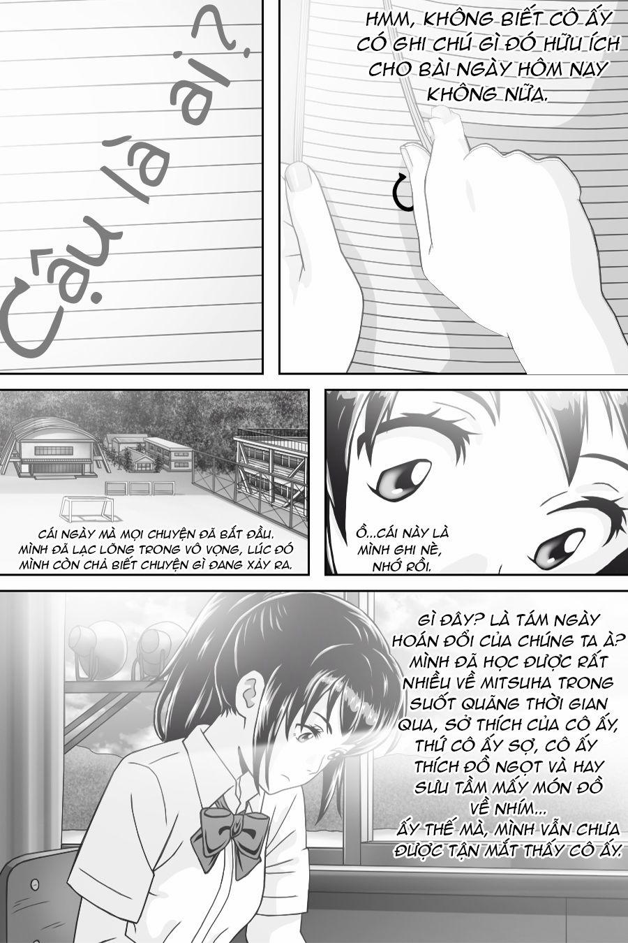 Tên Cậu Là Gì: Nghĩ Ngợi & Mộng Mơ 0 Sự giao thoa. trang 28