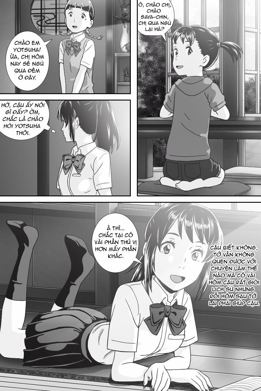 Tên Cậu Là Gì: Nghĩ Ngợi & Mộng Mơ 0 Sự giao thoa. trang 39