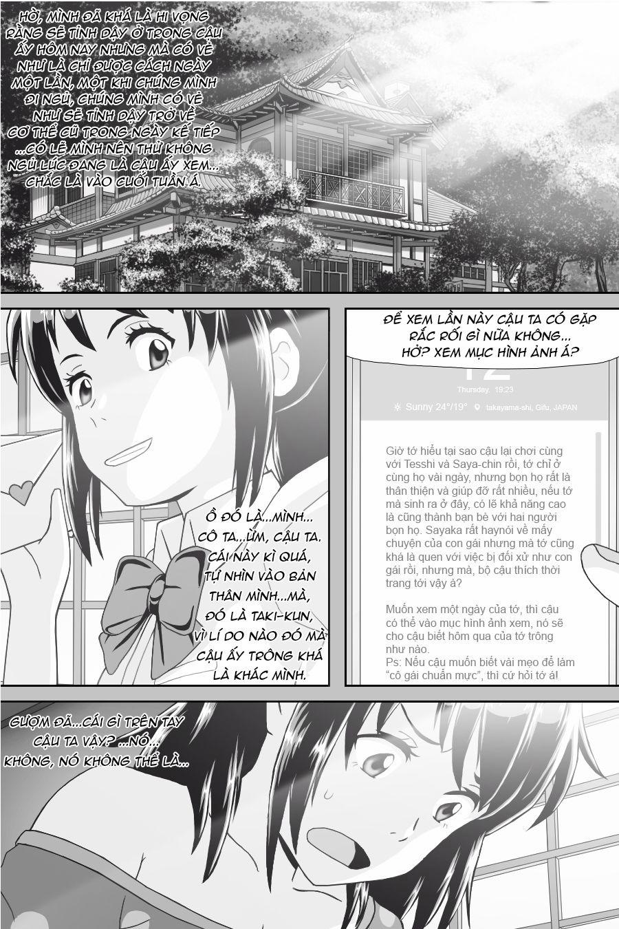 Tên Cậu Là Gì: Nghĩ Ngợi & Mộng Mơ 0 Thư tình rắc rối. trang 45