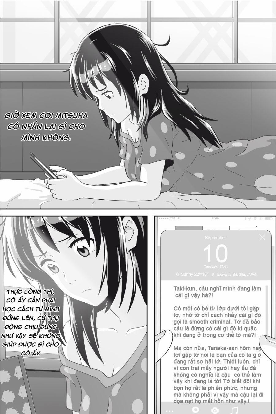 Tên Cậu Là Gì: Nghĩ Ngợi & Mộng Mơ 0 Thư tình rắc rối. trang 6