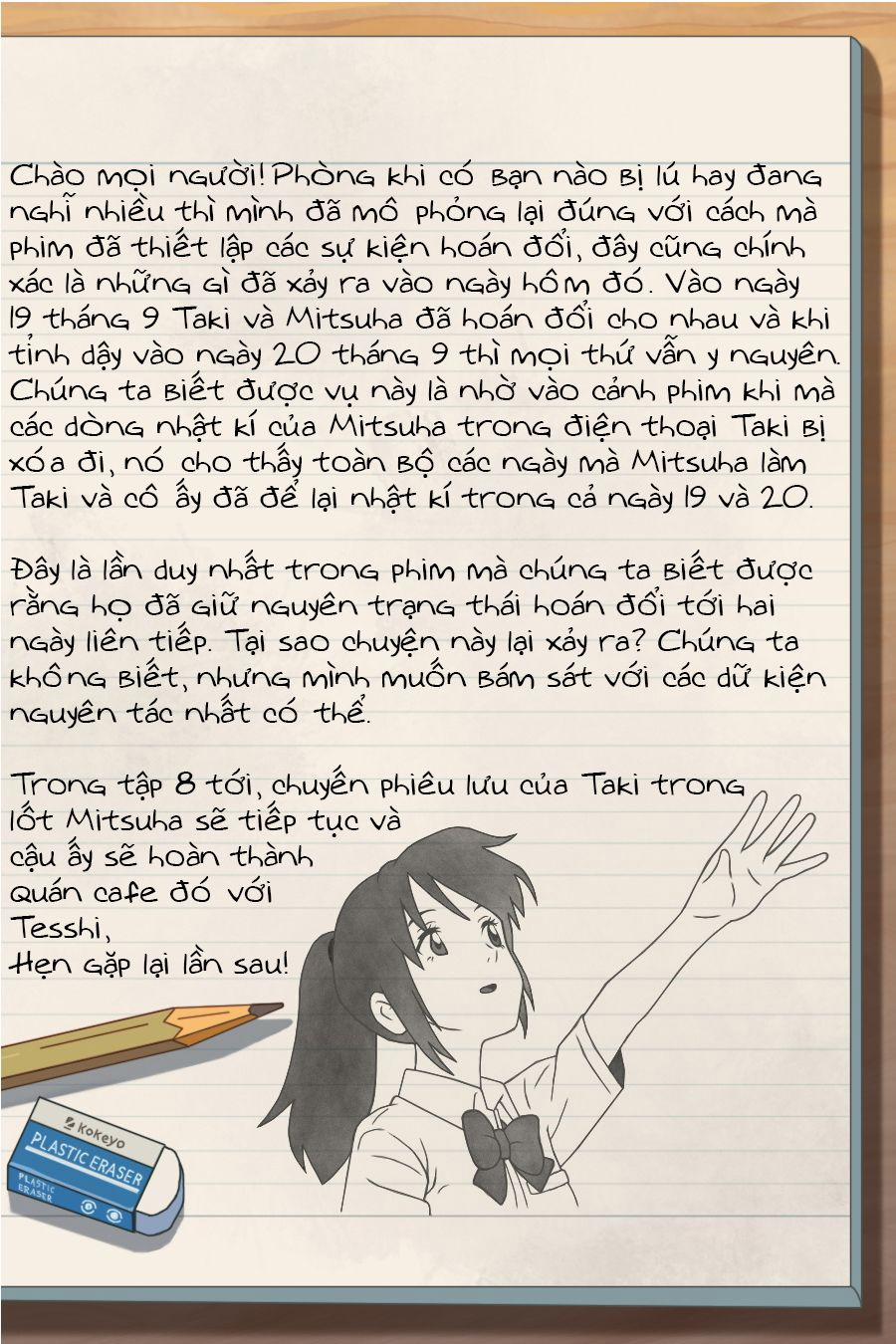 Tên Cậu Là Gì: Nghĩ Ngợi & Mộng Mơ 0 Tình bạn. trang 50