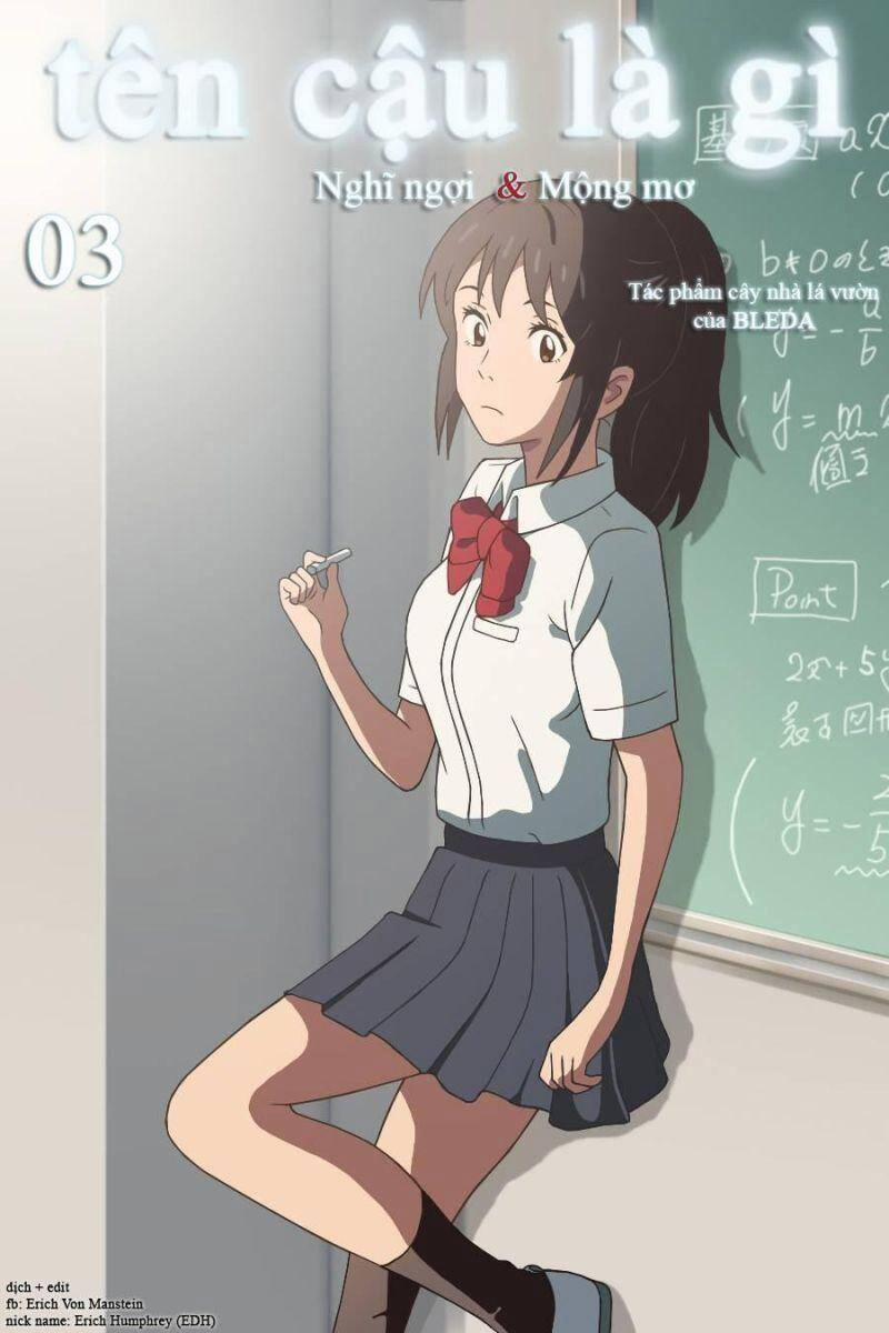 Tên Cậu Là Gì: Nghĩ Ngợi & Mộng Mơ 9 trang 0