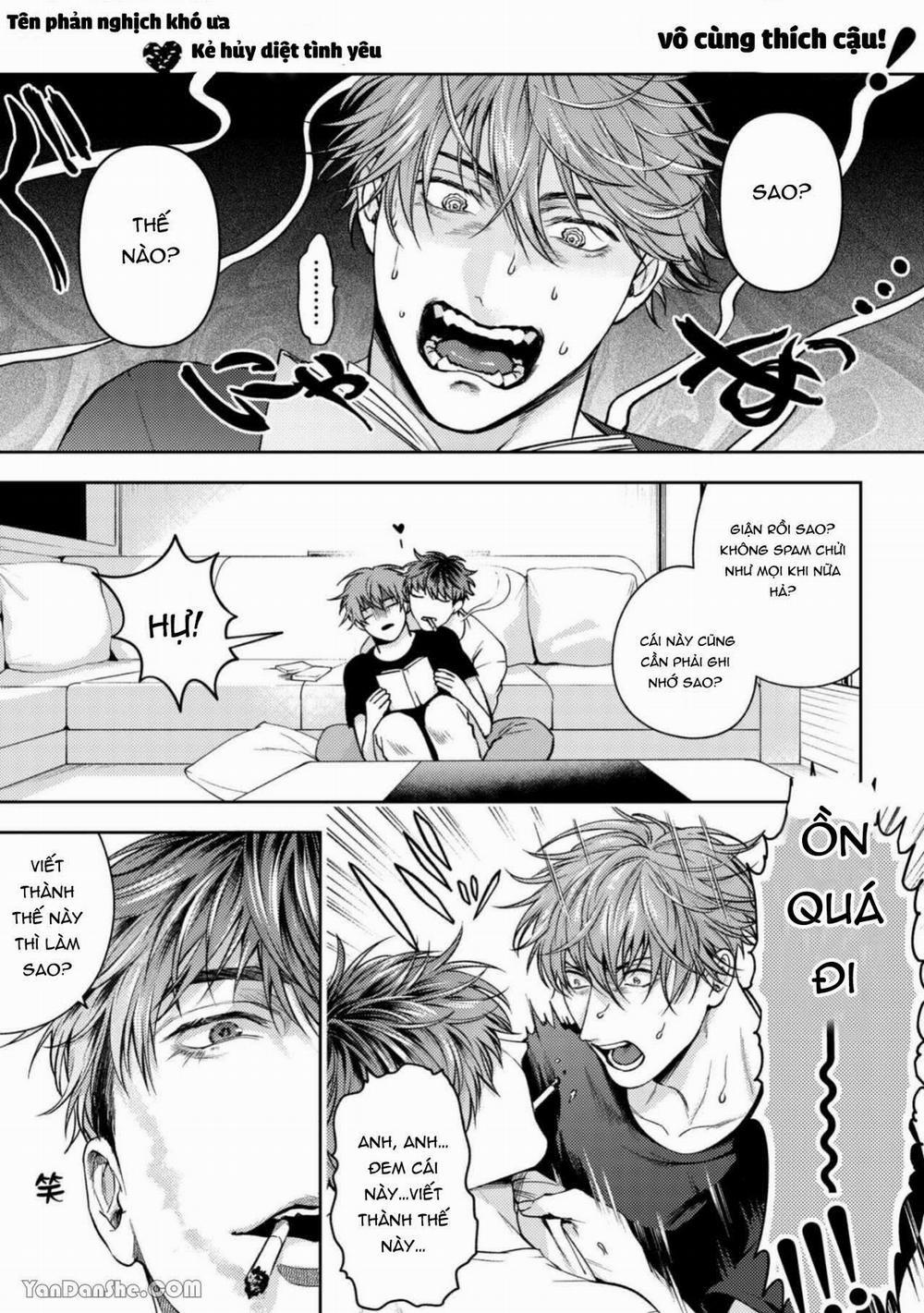 Tên Phản Nghịch Khó Ưa Và Kẻ Hủy Diệt Tình Yêu 8 trang 8