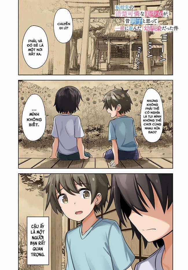 Tenkou-Saki No Seiso Karen Na Bishoujo Ga, Mukashi Danshi To Omotte Issho Ni Asonda Osananajimi Datt 1 trang 2