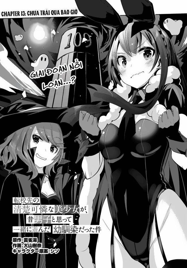 Tenkou-Saki No Seiso Karen Na Bishoujo Ga, Mukashi Danshi To Omotte Issho Ni Asonda Osananajimi Datt 13 trang 2