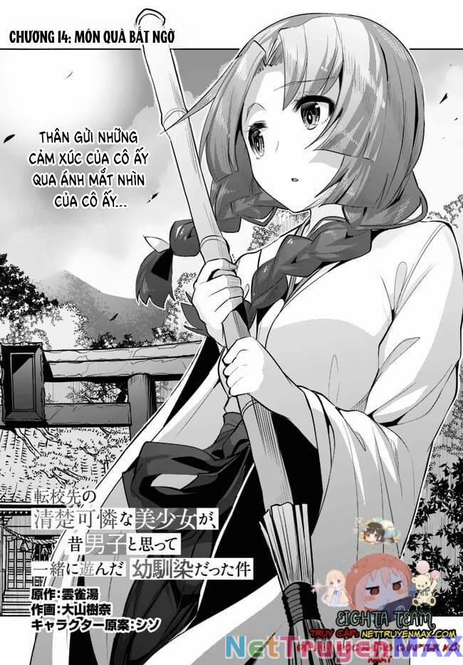 Tenkou-Saki No Seiso Karen Na Bishoujo Ga, Mukashi Danshi To Omotte Issho Ni Asonda Osananajimi Datt 14 trang 1