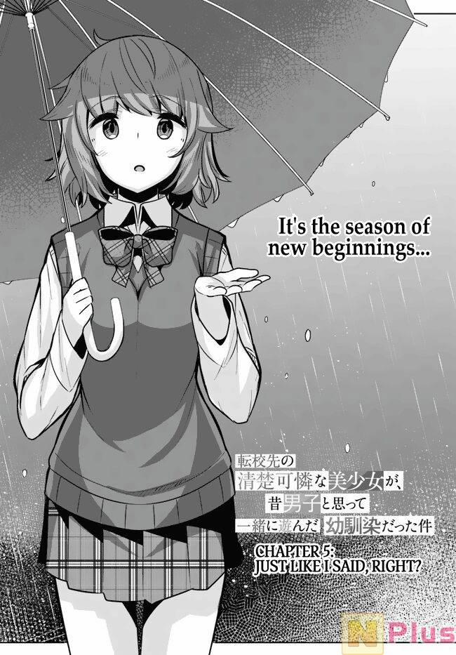 Tenkou-Saki No Seiso Karen Na Bishoujo Ga, Mukashi Danshi To Omotte Issho Ni Asonda Osananajimi Datt 5 trang 1