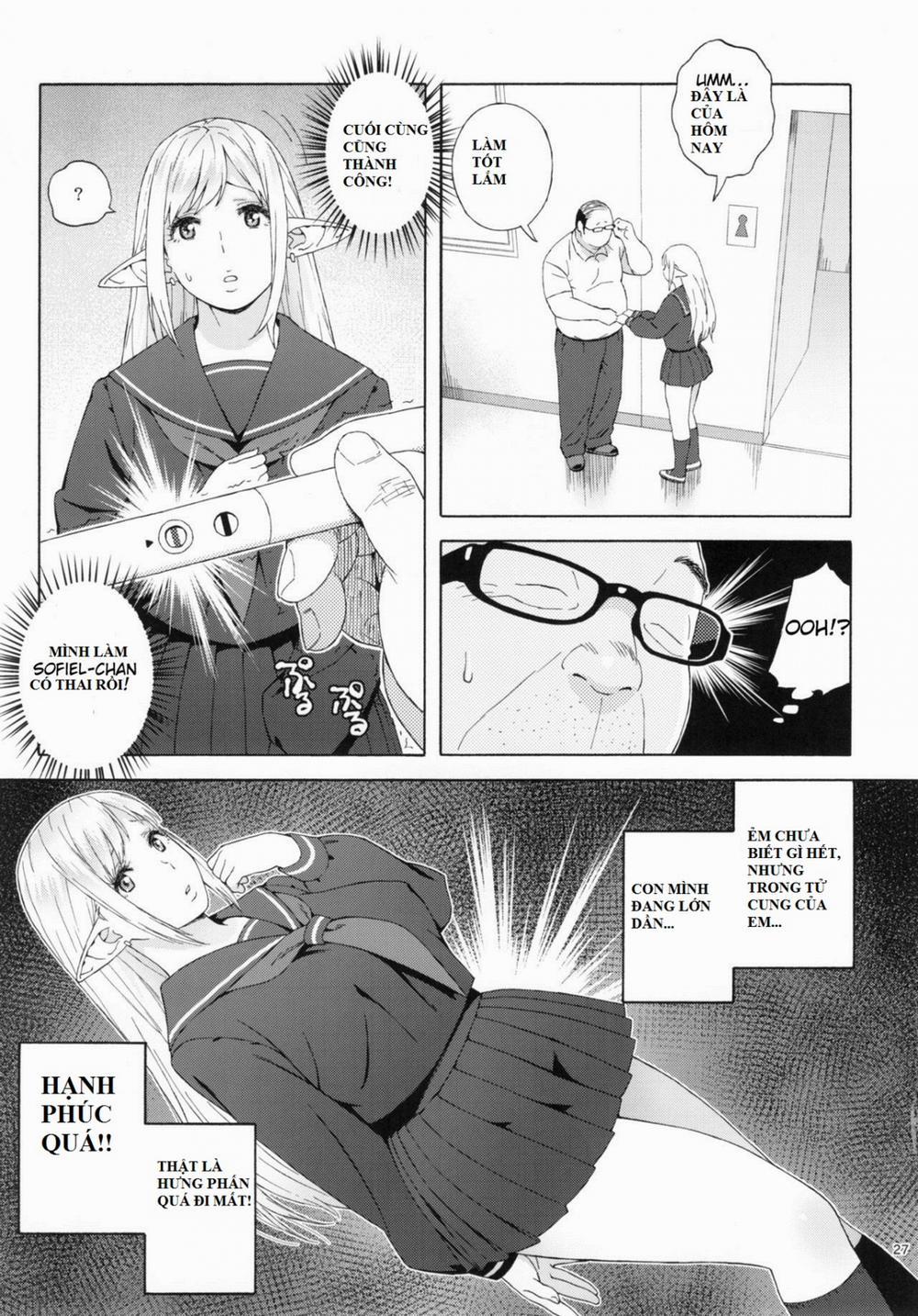 Tenkousei JK Elf 3 Saishuushou -Houkago Yagai Jugyou- Oneshot trang 25