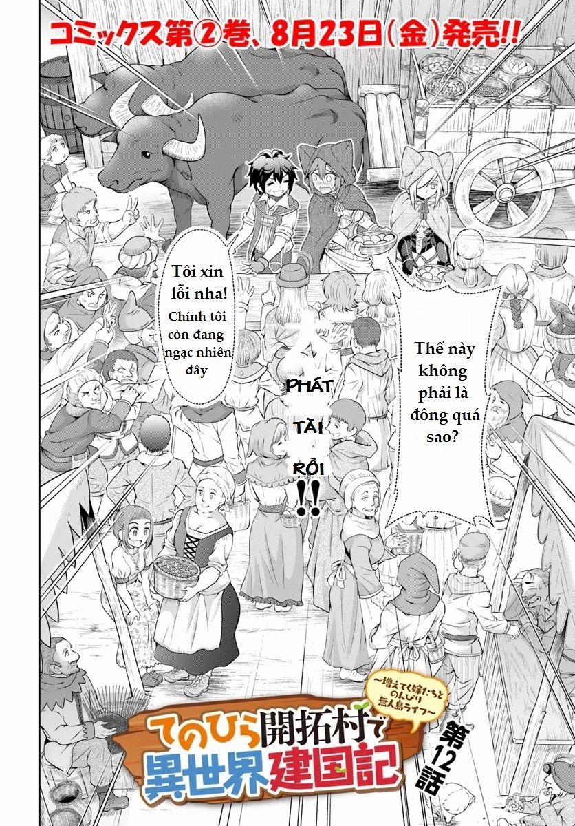 Tenohira Kaitaku Mura De Isekai Kenkokuki: Fueteku Yome-Tachi To Nonbiri Mujintou Life 12 trang 2