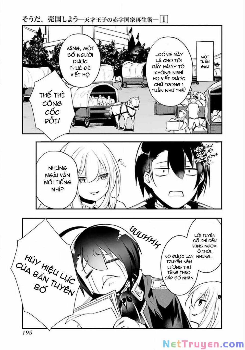 Tensai Ouji No Akaji Kokka Saisei Jutsu – Souda, Baikoku Shiyou 15.1 trang 9