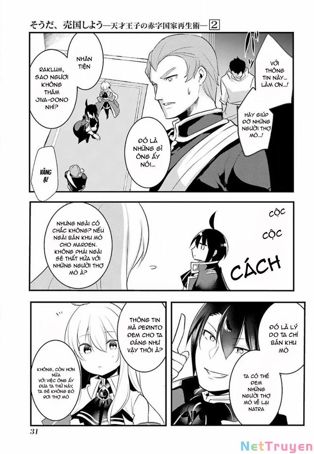 Tensai Ouji No Akaji Kokka Saisei Jutsu – Souda, Baikoku Shiyou 18 trang 8