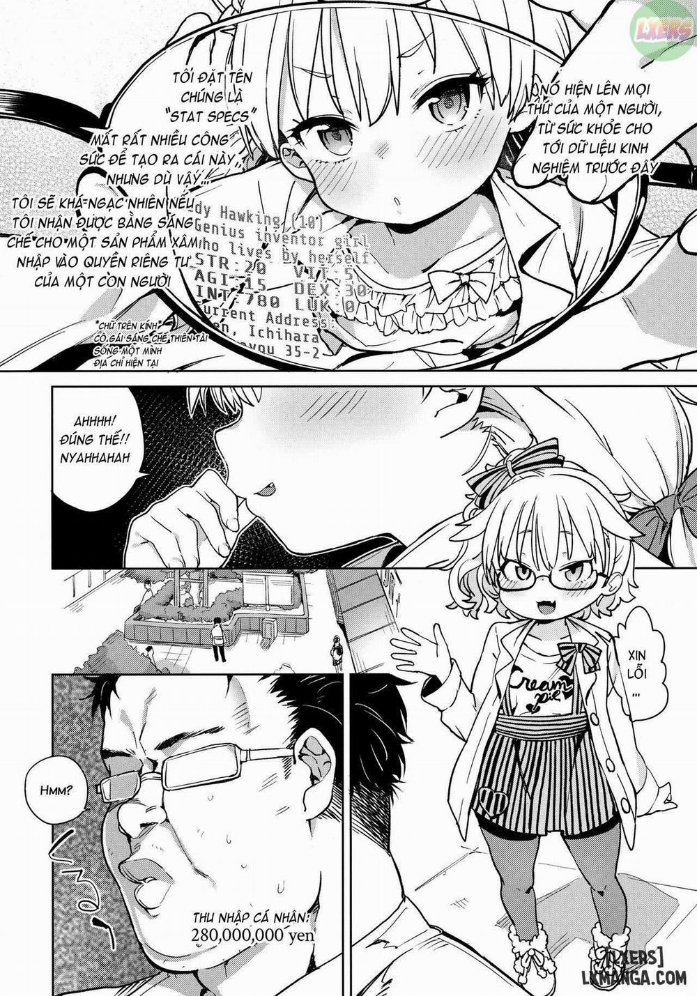 Tensai Shoujo demo Baka Mitaini Ecchi ni Narimasu Genius little girl becomes stupidly lewd Oneshot trang 2