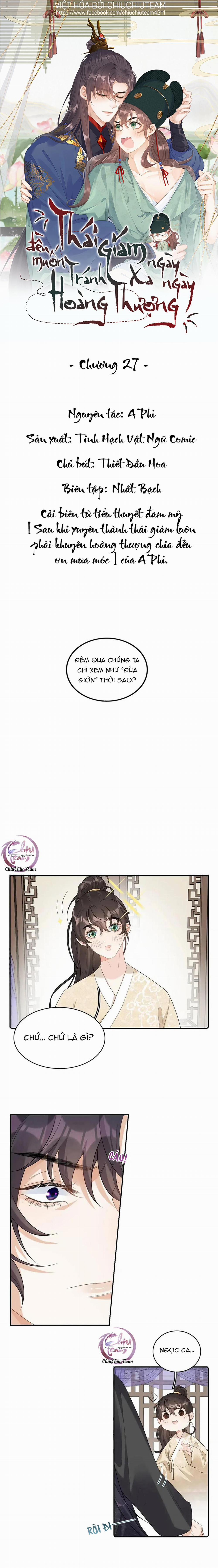 Thái Giám Ngày Ngày Đều Muốn Tránh Xa Hoàng Thượng 27 trang 0