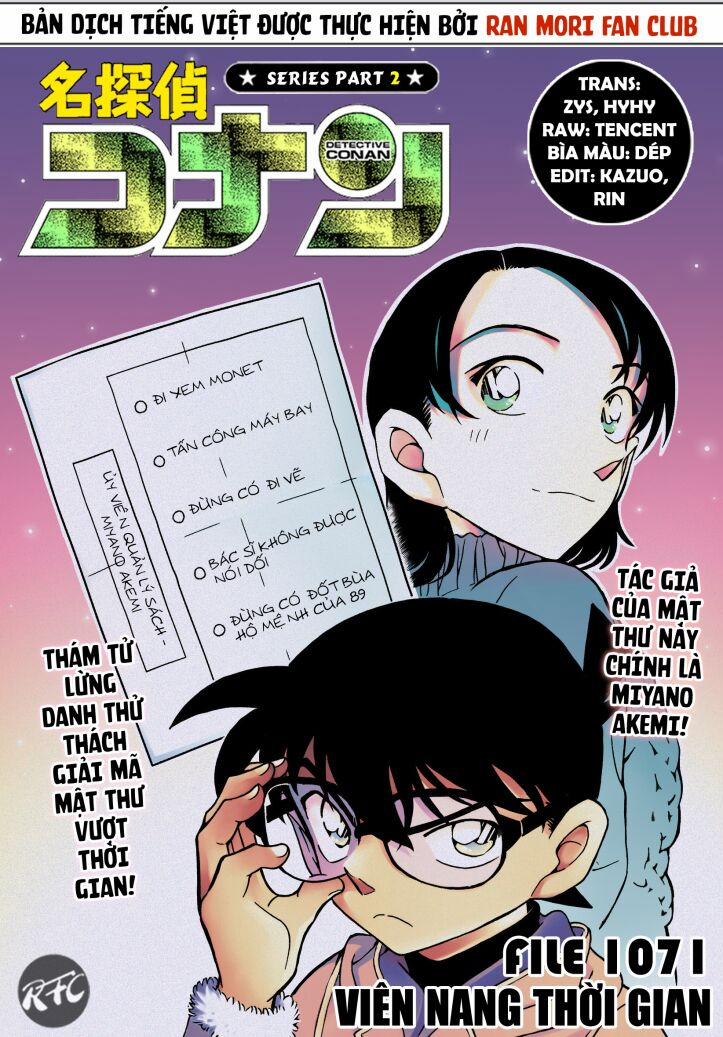Thám Tử Conan 1071 trang 0
