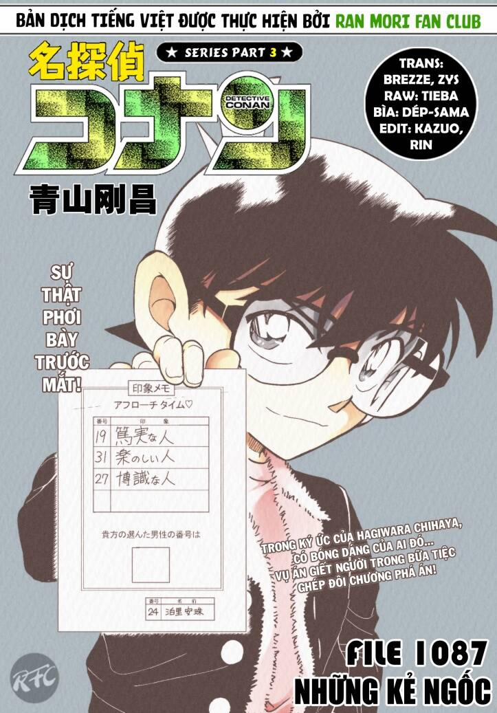 Thám Tử Conan 1087 trang 0