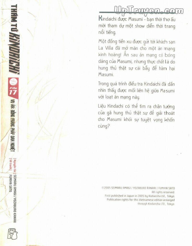 Thám Tử Kindaichi (Bản Đẹp) 17 trang 1